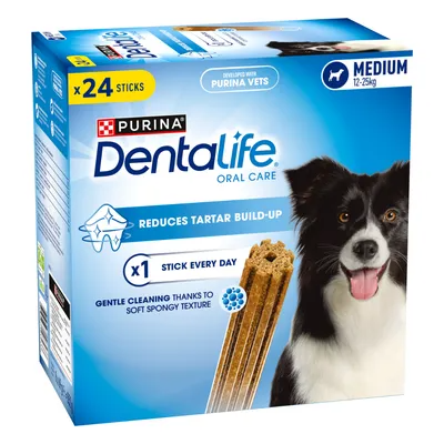 DENTALIFE® Medium Tyggepinne 24stk