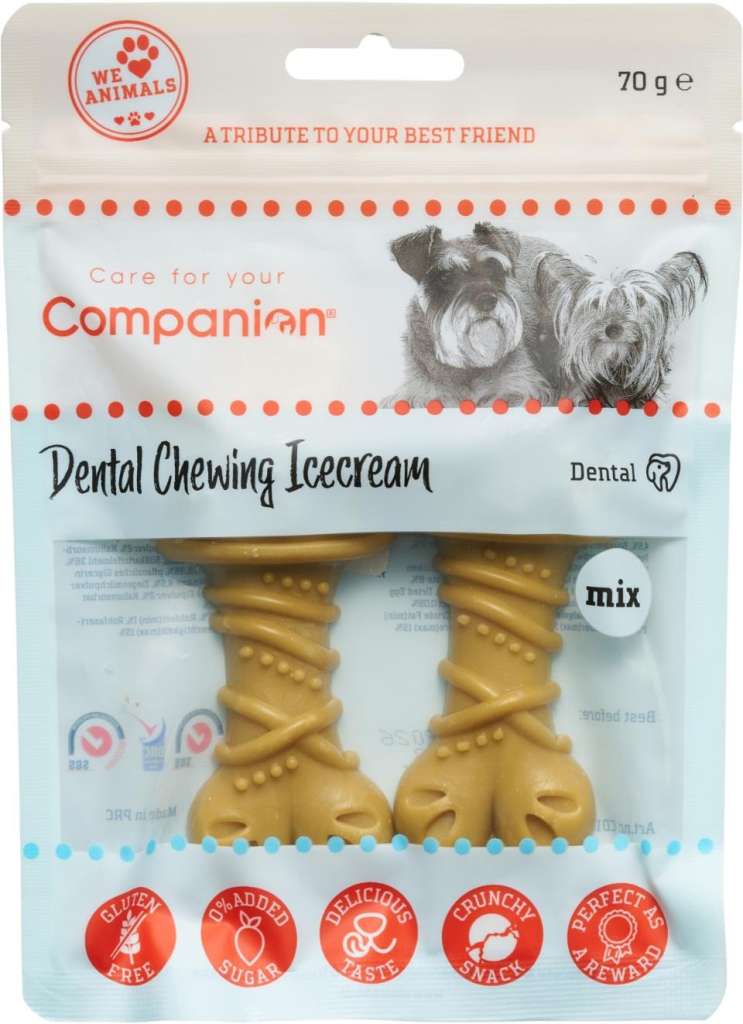 Companion dental chewing icecream cones 70g