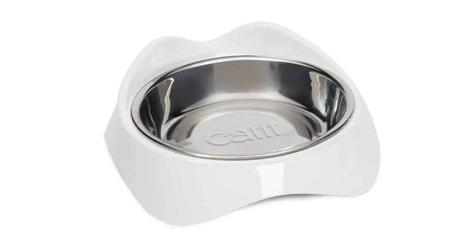 Catit Pixi Skål Rostfritt/vit 200ml