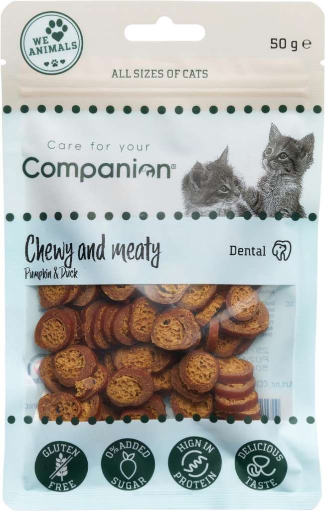 Companion Cat chewy & meaty snack med and og  50g
