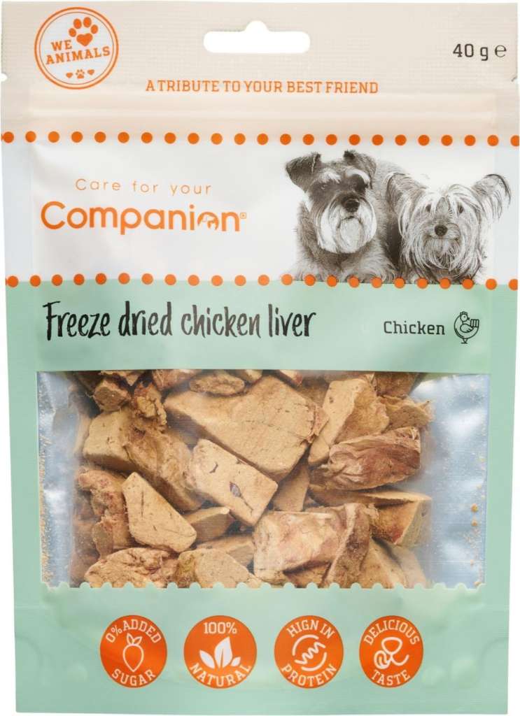 Companion Freeze dried kyllingelever 40g