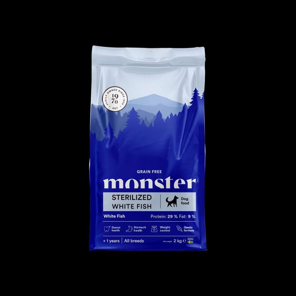 Monster Grain Free Sterilized White Fish