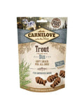 Carnilove trout & dill soft snack 200g