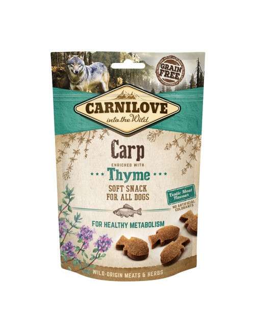 Carnilove carp thyme soft snack 200g