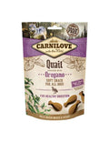 Carnilove quail &oregano soft snack 200g