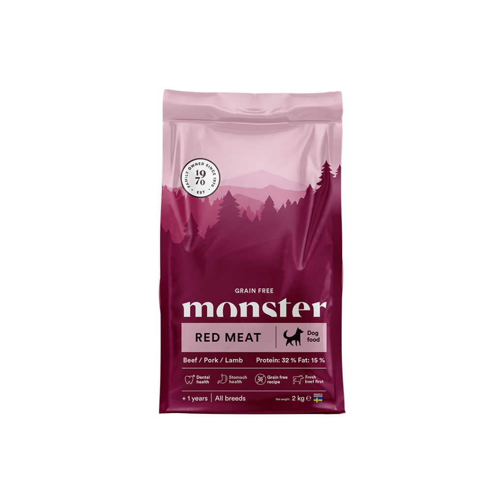 Monster Dog Grain Free Adult Red Meat