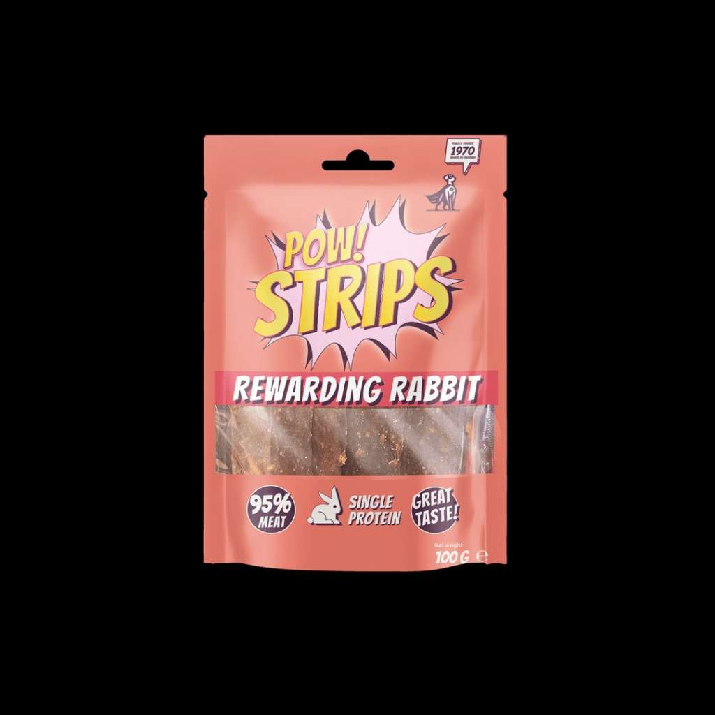 POW! Rewarding Rabbit Strips 100g