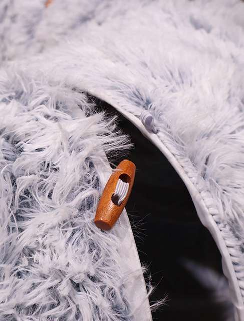 Danish Design Fur Grey Cat Tunnel