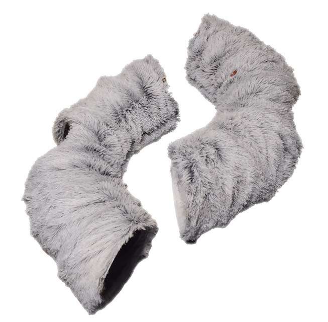 Danish Design Fur Grey Cat Tunnel