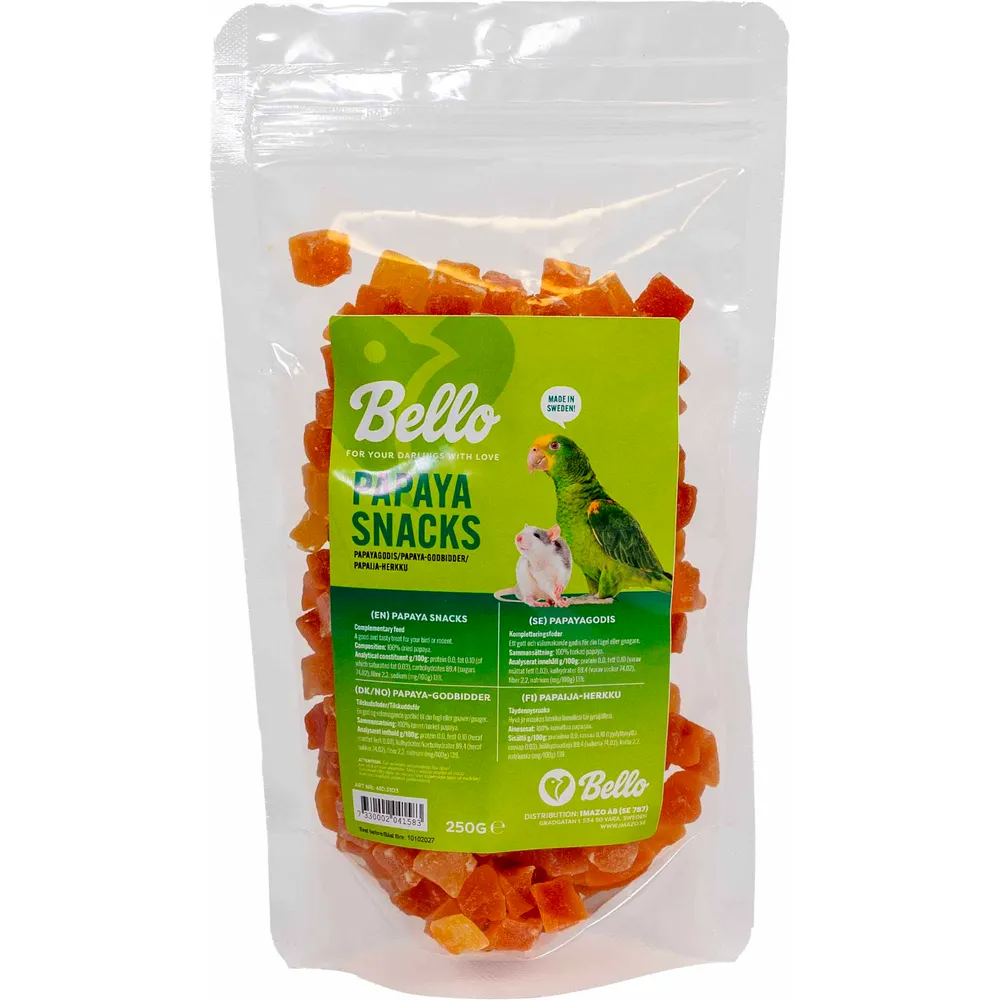 Bello Papaya Snacks 250g