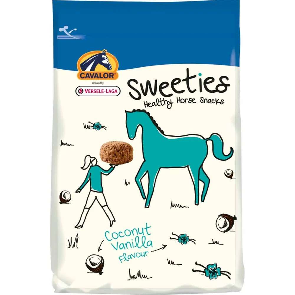 Sweeties coconut-vanilla Hestesnacks 750g