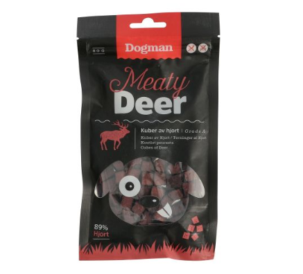 Kuber av hjort 80g