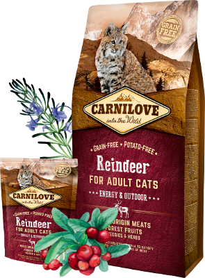 Carnilove Adult Cat Reindeer Energy & Outdoor