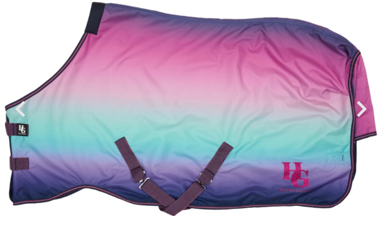 HorseGuard Gradient regndækken med fleeceforing