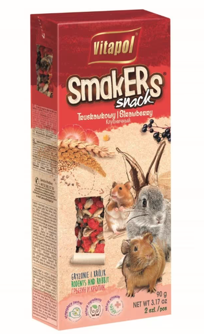 VP Krackert Gnager M/Jordbær 90g 2stk