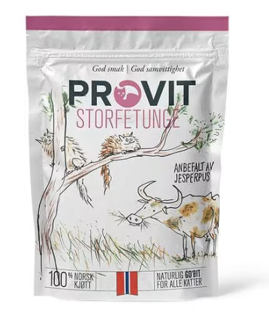 PROVIT Frysetørket Storfetunge 40g Katt