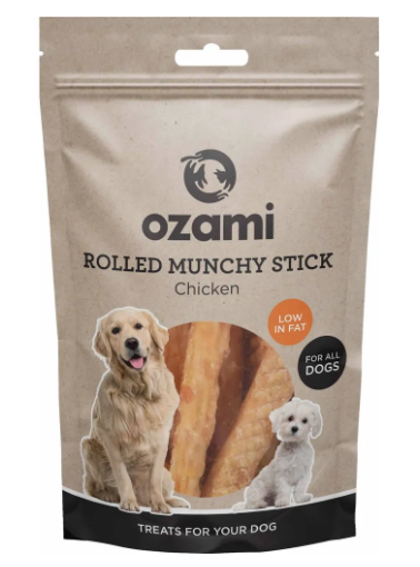 Chicken Rolled Munchy Stick 12cm 100g