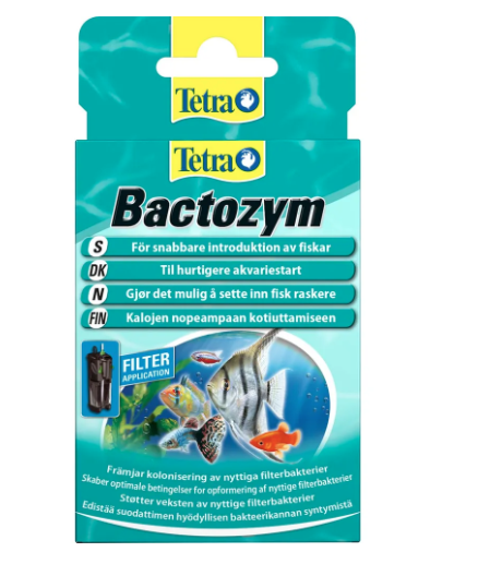 Tetra Bactozym 10 tabletter. Filterstart