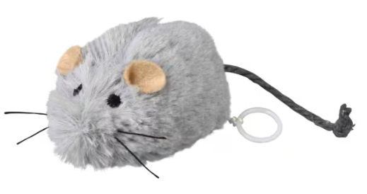 Katteleke Trekkopp Mus Stor 8,5 cm