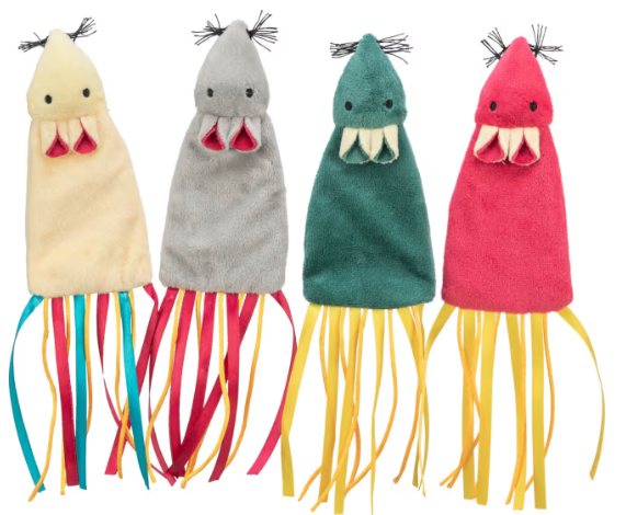 Katteleke Mus M/Tråder og Raslefolie 14,5cm/25cm