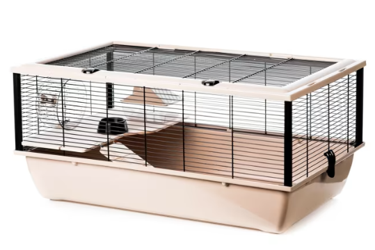 Hamsterbur Bob Beige/Sort M/Etasjer