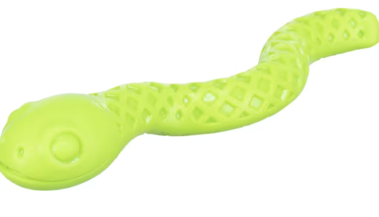 Hundeleke Snack-Snake i TPR 27cm