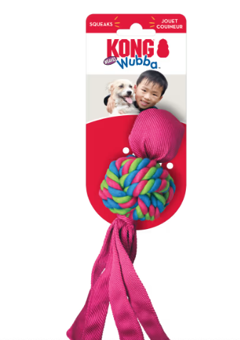 Hundeleke KONG Wubba Weaves S