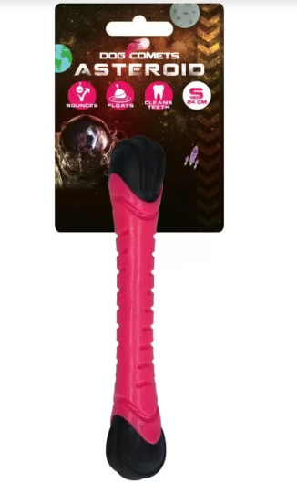 Dog Comets Asteroid Fetch Stick Pink