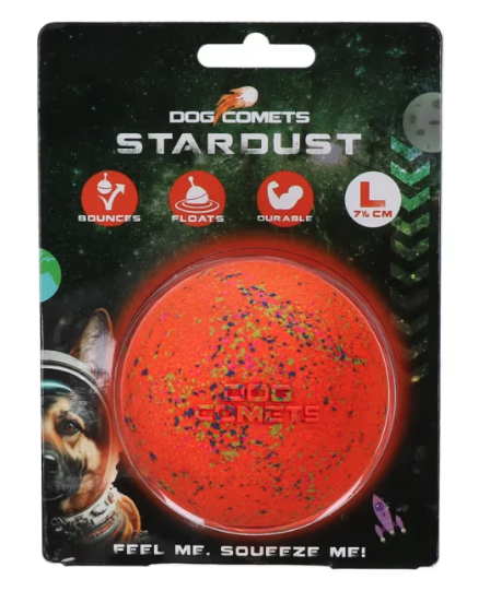 Dog Comets Stardust Orange