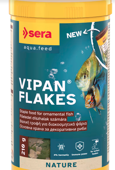 Fiskefor Sera Vipan Flakes 1000ml/210g