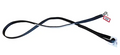 Trine Kobbel 18mm 250cm i webb m.refleks Sort