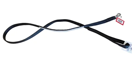 Trine Kobbel 18mm 250cm i webb m.refleks Sort