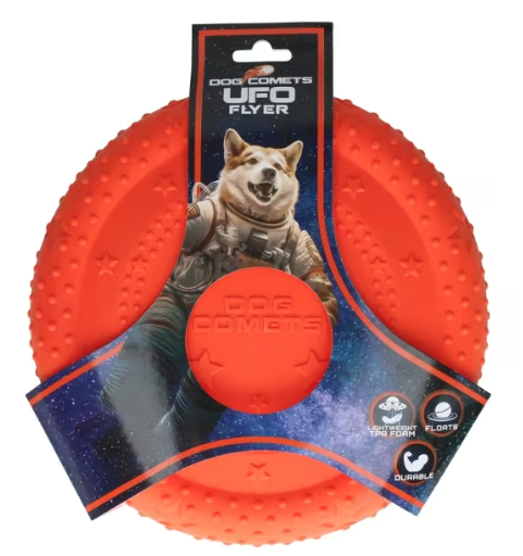 Dog Comets UFO Flyer Orange