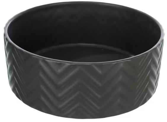 Hundeskål Keramikk Sort 1,6L/ø20cm