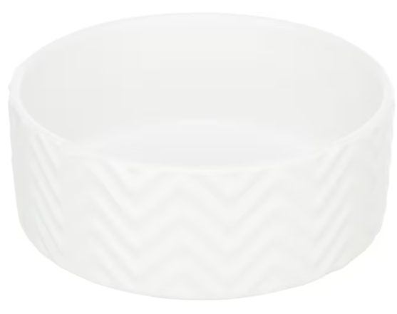 Hundeskål Keramikk 0,9L Ø16cm Hvit