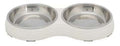 Hunde/Katteskål Dobbel Melamine/Rustfritt Stål 2x0,2L