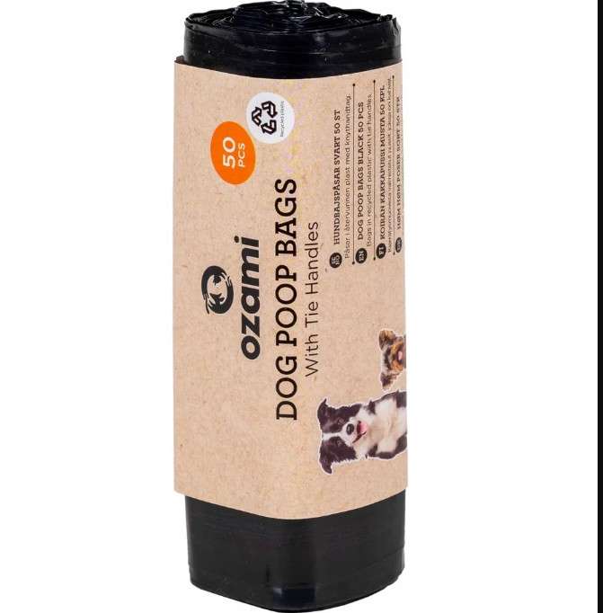 Hundepose med håndtak 50stk