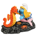 Akv. Pynt Smurfs Underwater Seahorse 13,5x6,8x10,1cm