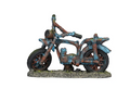 Akv. Pynt Crossly Moped 19x7x14cm