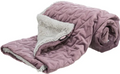 Teppe Estelle 100x70cm Berry/Grå Semsket/Plysj