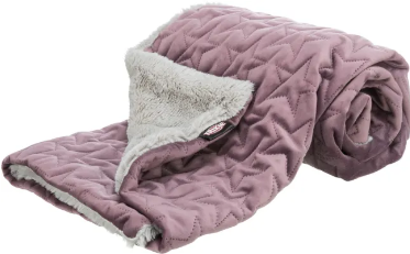 Teppe Estelle 100x70cm Berry/Grå Semsket/Plysj
