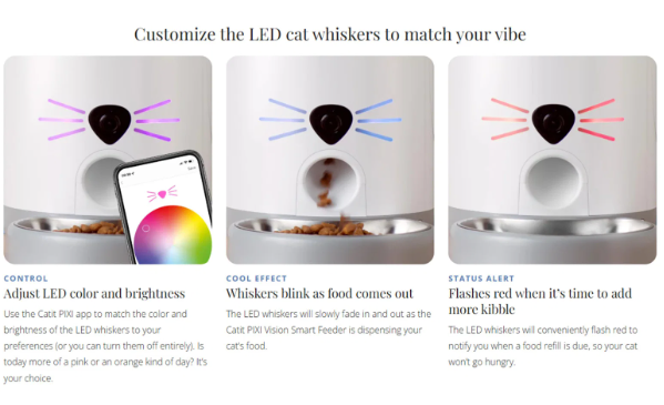 Catit Pixi VISION SMART (Wifi) Foderautomat