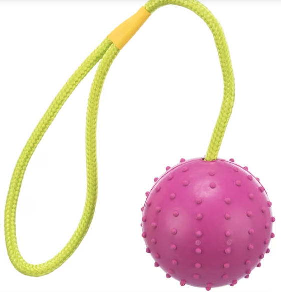 Hundeleke Ball i Snor 7cm