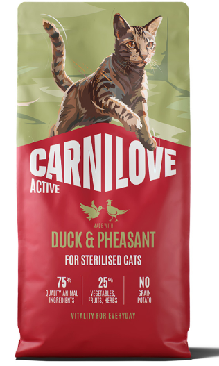 CL Active Cat Duck & Pheasant for Sterilised Adult All Breeds