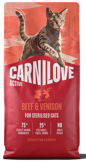 CL Active Cat Beef & Venison for Sterilised Adult All Breeds