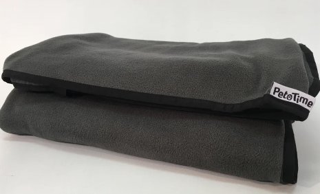 Hundeteppe koksgrå, permethrin behandlet