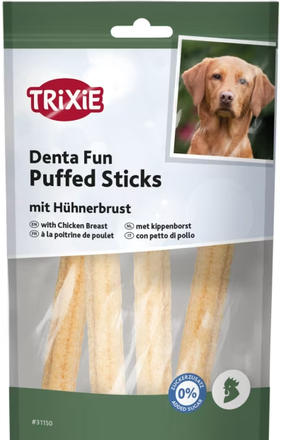 Puffed Sticks M/Kylling 12,5cm/40g