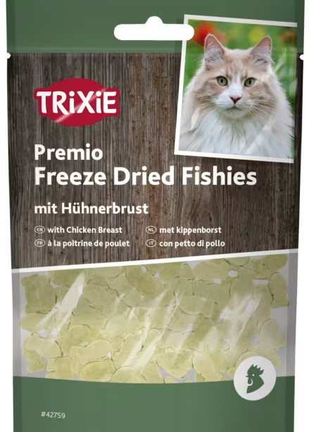 Frysetørket Fishies M/Kylling 20g