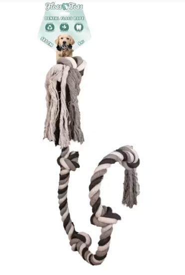 Floss Toss Dental Rope 5 Knot - 185 cm
