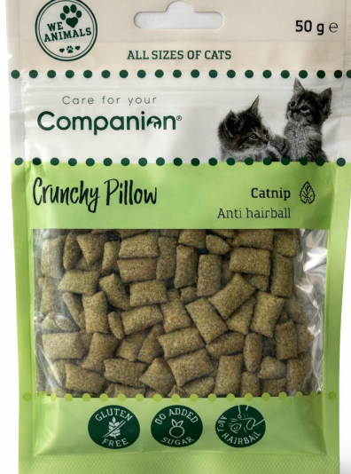 Companion kat crunchy pillow, anti-hairballs kattegodbidder